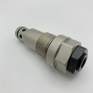 Válvula de Alivio Hidráulica Senwitt para Excavadora E320C, Válvula Principal de Desbordamiento del Motor de Traslación, Componente Metálico Plateado - Product Image 2