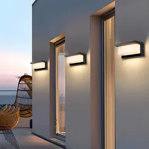 Luminária LED para parede, luminária para decoração de casa e ambientes, luminária à prova d'água para iluminação externa, luminária para jardim interno e interior, ideal para paredes