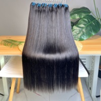 Extensions de cheveux naturels vietnamiens de qualité supérieure, grade 12A, alignées aux cuticules, double trame, fournisseur