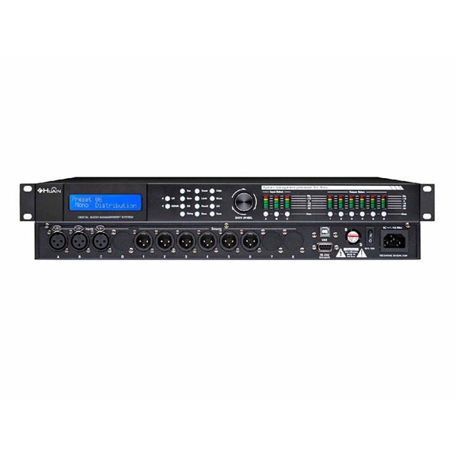 HUAIN 3 Input 6 Output Dsp Sound System Processor Home Ktv Digital Audio Processor