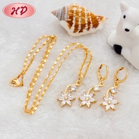 Parure de bijoux Joyeria 2017, nouvelle mode Bollywood Kundan, boucles d'oreilles et collier, parures de bijoux fins de Dubaï, parure de bijoux plaquée or 18 carats