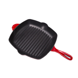 Sắt đúc đồ nấu nướng vỉ nướng/nướng PAN phẳng tráng men lớp phủ thấp moq cho gas và cảm ứng đồ nấu nướng nấu ăn thiết lập - Product Image 1