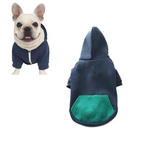 Di lusso Confortevole Cane Camicia di Sport Felpa Con Cappuccio Vestiti Pet Abbigliamento In Cotone Materiale Cucciolo <span class=keywords><strong>Bulldog</strong></span> <span class=keywords><strong>Francese</strong></span> Produttore di 2021 - Product Image 4
