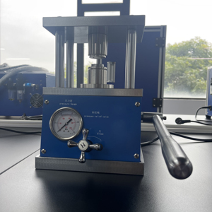 Nhỏ thủy lực Hướng dẫn sử dụng crxx đồng xu di động Uốn Tóc bồng Máy phòng thí nghiệm Mini Lithium nút pin niêm phong crimper - Product Image 2