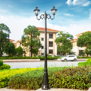 Công Viên Nhôm Cao Cấp Đèn Đường Cổ Điển Bài Viết Cast Iron Garden Light <span class=keywords><strong>Pole</strong></span> Các Nhà Sản Xuất - Product Image 4