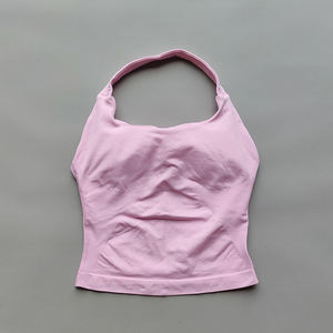 توب رياضي نسائي بدون أكمام مع حمالة صدر مدمجة للجري والتمارين الرياضية واليوغا - Product Image 2