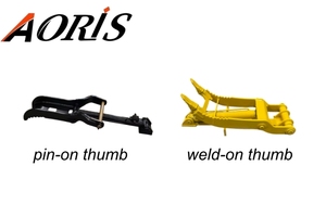 Pollice Idraulico Regolabile ad Alta Resistenza per <span class=keywords><strong>Mini</strong></span> Escavatori da 1-3 Tonnellate - Product Image 5