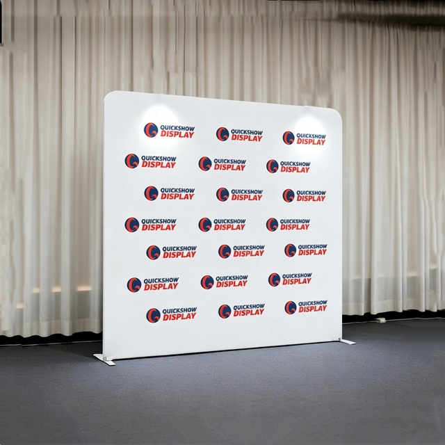 Event Back Drop Stand Trade Show Display Board Custom Printed Backdrop Exhibition Stand Adjustable Backdrop Banner Stand
