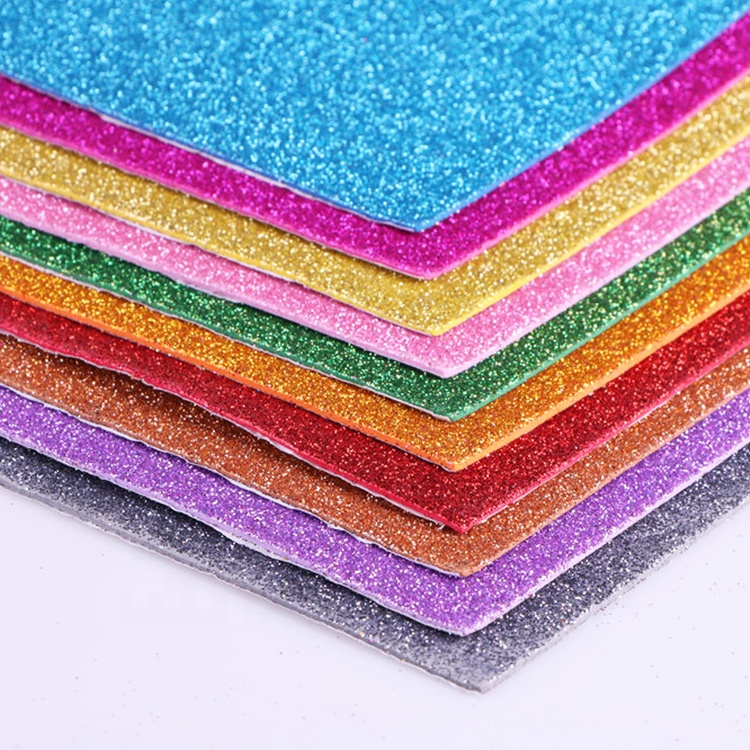 Лист ЭВА с блестками EVER BRIGHT, 1 мм, 2 мм, резиновый лист ЭВА, пенопластовый лист ЭВА для рукоделия