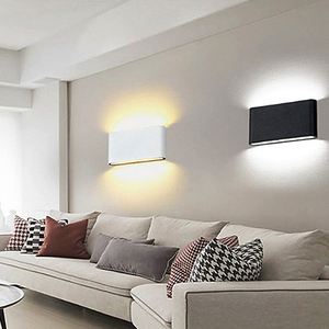Modern Square Bedroom LED Light Aluminum Wall-Mounted Waterproof Wall <b>Lamp</b> <b>Touch</b> Control Dimmable 3-Year Warranty 50000 Hours - Product Image 3