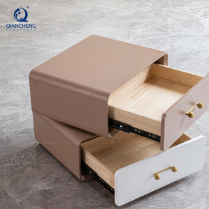 Custom Furniture Smart Bedroom Folding <strong>Rotating</strong> Bedside Cabinet Large Swivel Creative Design Wood Metal Bedside <strong>Table</strong> <strong>Supplier</strong> - Product Image 2