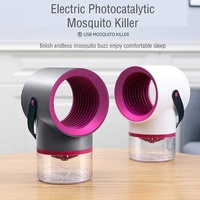 Lampe anti-moustiques et tue-mouches portable rechargeable à lumière UV JZ, écologique, à semi-conducteurs, pour chambre et salon, portée 20-50m