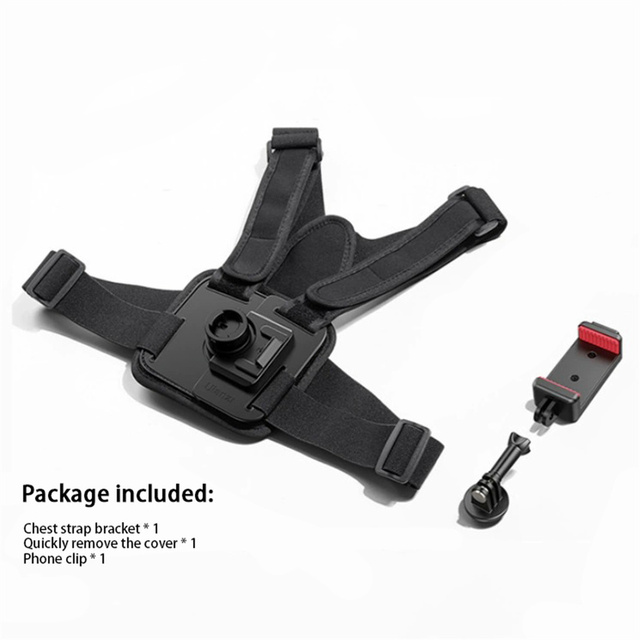 Go-Quick II Magnetic Chest Strap for GoPro & iPhone Outdoor Video Vlog Mounts for 14 13 12 11 10 Models Compatible 15 14 13