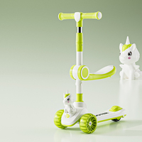 Trottinette à Roulettes pour Enfants 3 Roues Trottinette pour Enfants 1-3 Ans Trottinette Blanche Durable pour Enfants