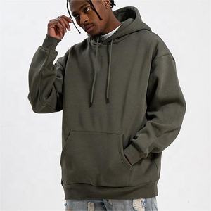 Sweat à capuche noir en coton polaire Streetwear de haute qualité Pull à capuche avec logo personnalisé Sweat à capuche pour hommes de grande taille - Product Image 3