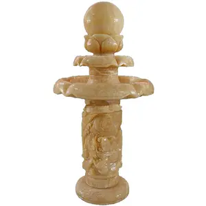 Outdoor grande Jardim Water Fountain Pedra Natural Water Fountain for Garden Decoração feng shui cachoeira fonte