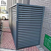 Volets de fenêtre modernes en aluminium Volets de fenêtre personnalisés Volets d'ouragan extérieurs pour fenêtre