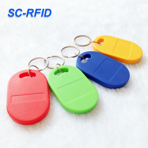 Porte-clés RFID ABS <span class=keywords><strong>anti</strong></span>-taches à double fréquence avec <span class=keywords><strong>puce</strong></span> passive pour l'accès des personnels de bureau d'hôtel et la gestion des chariots de nettoyage - Product Image 5