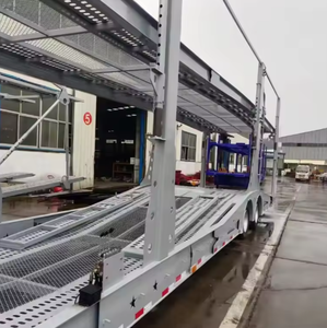 Hydraulic lift for easy loading & unloading Lightweight body increases transport quantity Secure tie-downs prevent <b>car</b> movement - Product Image 6