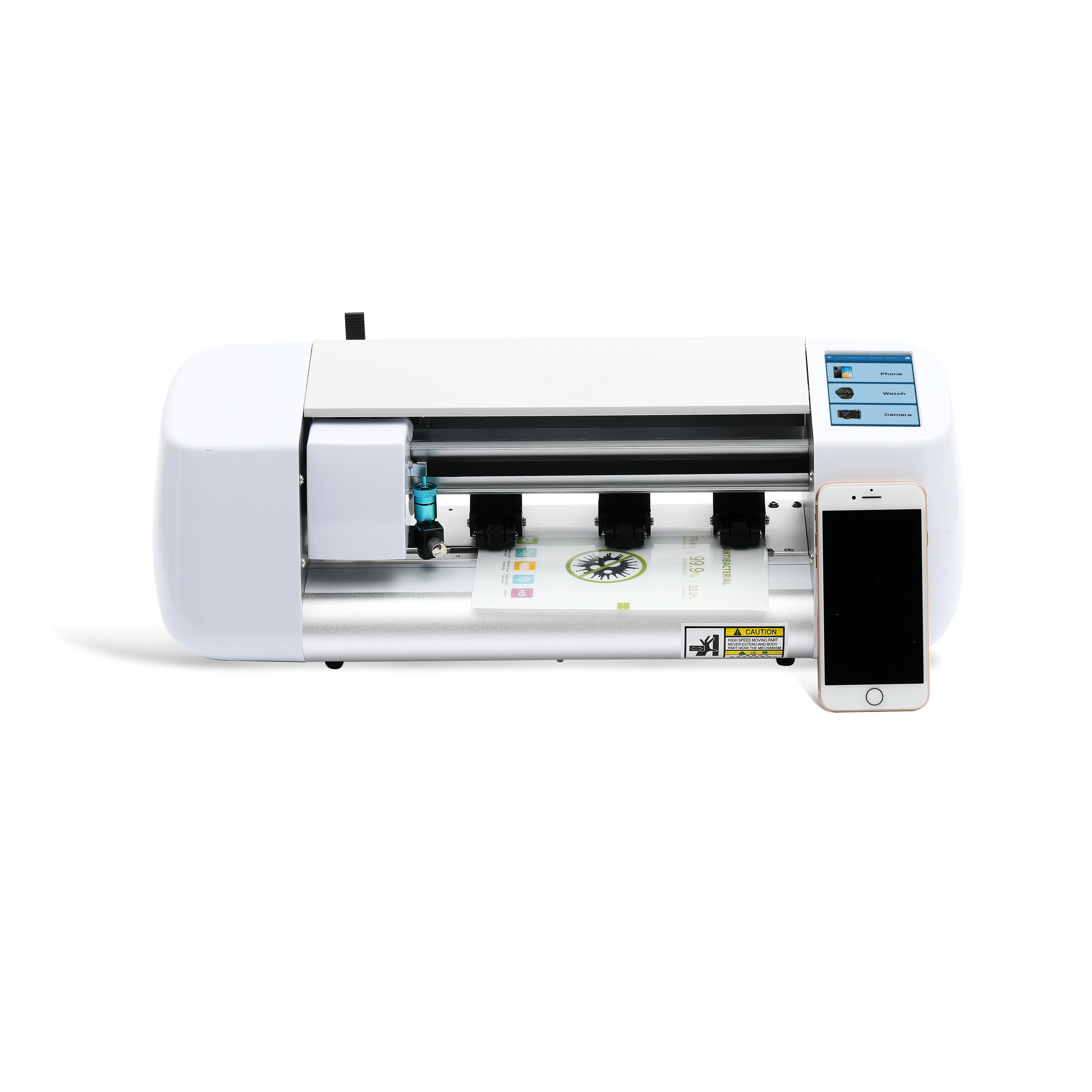 Automated <strong>Screen</strong> <strong>Protector</strong> Cutting <strong>Machine</strong> for Full-Coverage Tempered Glass and Anti-Glare Films with Smart Positioning System