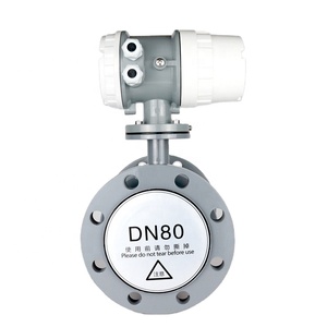 مقياس تدفق مغناطيسي رقمي 304L بمشبك ثلاثي صحي مع بطانة NR للماء والغاز والهواء ذو خصائص مغناطيسية - Product Image 4