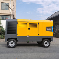 Compresor de Aire de Tornillo con Motor Diésel Atlas Copco V1200 de 25 bar y 1200 Cfm de Alta Presión para Trabajos de Construcción e Industria Minera