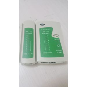 เครื่องวิเคราะห์อีเธอร์เน็ต เครื่องทดสอบสายเคเบิล RJ45 RJ11 จอแสดงผล LED อุปกรณ์ทดสอบเครือข่าย - Product Image 1