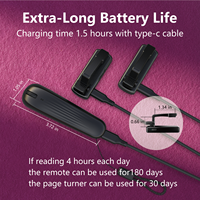 Remote Control Kindle Clicker Page Turner untuk Kindle Paperwhite Kobo E-reader dengan Fungsi Perekaman Video Kamera