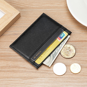 Bon marché, portefeuille mince en cuir PU Saffiano pour femmes avec blocage RFID, logo <span class=keywords><strong>personnalisé</strong></span> pour <span class=keywords><strong>passeport</strong></span> et porte-cartes - Product Image 4
