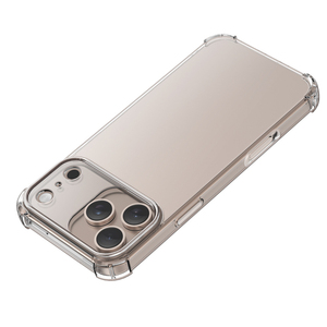 Étui transparent de luxe avec étui pour <span class=keywords><strong>iPhone</strong></span> 17 16 <span class=keywords><strong>Pro</strong></span> <span class=keywords><strong>Max</strong></span> 15 14 <span class=keywords><strong>13</strong></span> 12 11 étuis de téléphone portable transparents en TPU antichoc - Product Image 5
