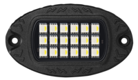 Kit de lumières de roche LED RGBW en alliage Offres Spéciales avec télécommande APP/RF, boîtier en aluminium multicolore Underglow Lights étanche 12V