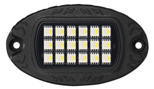 Ventas calientes Aleación RGBW LED Rock Lights Kit con APP/RF Remote, Multicolor Underglow Lights Carcasa de aluminio impermeable 12V - Product Image 2