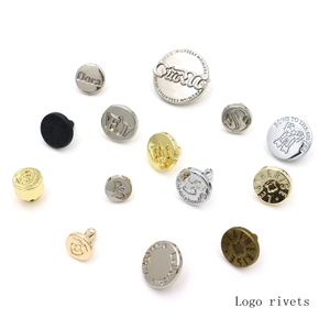 Rivets de sac en alliage de zinc de 8 mm, 10 pièces, clous métalliques personnalisables avec logo pour sacs à main ou décorations - Product Image 5