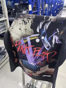 เสื้อยืดผู้ชายแขนสั้นผ้าถักเนื้อหนาพิมพ์ลายดิจิทัลโลโก้แบบกำหนดเองคุณภาพสูง 100% ผ้าฝ้าย ระบายอากาศ แห้งเร็ว - Product Image 3