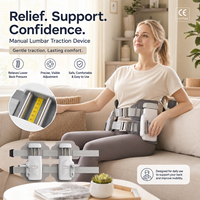 Appareil de décompression vertébrale professionnel Boan, équipement de traction lombaire compact et pliable pour usage clinique