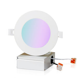 OEM ODM düşük adedi Tuya WiFi müzik kontrol cihazı parti ışıkları 4 inç RGBCW akıllı LED Panel AYDINLATMA - Product Image 5