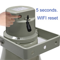 Altavoz de Columna Inalámbrico para Exteriores con WIFI/Altavoz con Bocina WIFI de 30-100W Compatible con Plataforma de Red 4G/sip/ip/wifi