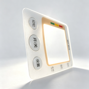 Panneau médical transparent en PC sur mesure de 0,175 mm avec fenêtre d'affichage à bouton gaufré sérigraphié 7 couleurs - Product Image 3