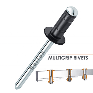 Remache Ciego Multigrip <span class=keywords><strong>Avex</strong></span>, Cabeza de Brida Grande, Acero, Tipo Pop, Cúpula de Aluminio, Zincado, Acabado Pulido, Diámetro de 3.2-4.8mm, Fácil de Usar - Product Image 2