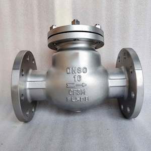 Vanne de retenue manuelle <span class=keywords><strong>DN</strong></span> <span class=keywords><strong>40</strong></span> 1,5 pouce en fonte avec disque en fonte ductile, tige en acier inoxydable SS304 et siège en caoutchouc, type simple pour base - Product Image 5