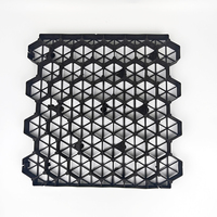 Meilleur prix en stock 8 pièces en plastique robuste herbe pavé grille pente verdissement nid d'abeille herbe plantation grille pour allée