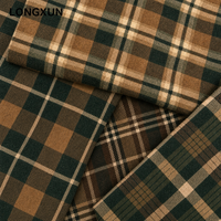 Gewebter Garngefärbter Flanellstoff Garngefärbter Stoff für Kleidung Hemden Leichtgewichtig 160gsm Jungen Mädchen Tartan-Decken NY-Tasche