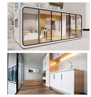 Mini bureau mobile de haute qualité, capsule de bureau mobile, mini maison préfabriquée, pods de bureau à domicile, maison de type cabane Apple