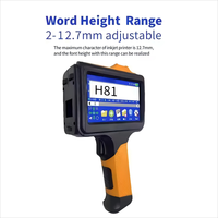 H81 Tij Hoge Resolutie Automatische Inkjet Handheld Printer Geschikt Voor Patroonafdrukken