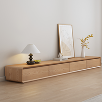 Ensemble meuble TV et table basse en bois, modèle nordique moderne et épuré 2026, idéal pour les petits espaces de salon