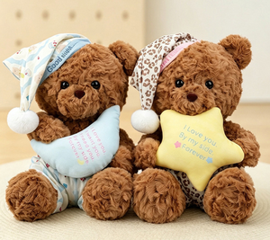 Oso de Peluche <span class=keywords><strong>Musical</strong></span> para Dormir, Juguete de Peluche Electrónico Personalizado, Oso de Peluche Marrón - Product Image 3
