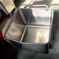 Chariot à viande en acier inoxydable SUS304 de haute qualité, neuf, 200 L, certifié CE ISO9001, pour les applications de boulangerie et de moulin à farine