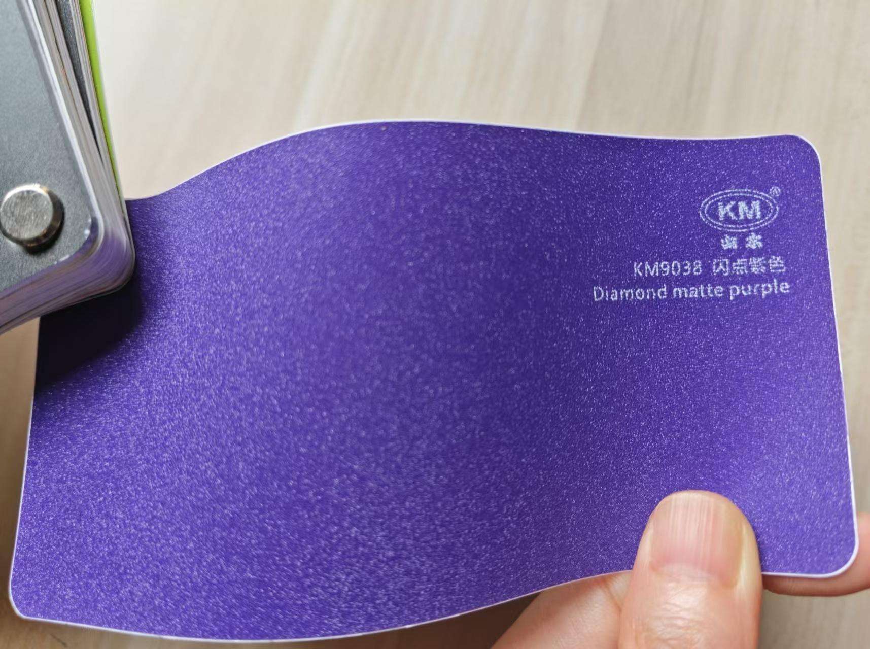 Diamond matte purple