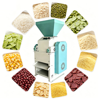 Machine à floquer les céréales multifonctionnelle en acier inoxydable 304 avec moteur, capacité de 400 kg/h, moteur de 3 kW pour le maïs, l'avoine, le soja