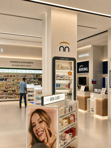 Modern Pharmacy Store Interior Design Custom Beauty Retail Display Cabinet Drugstore Furniture Shopfitting - Product Image 5